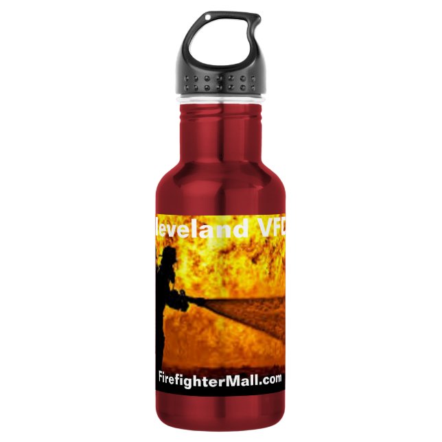 Cleveland VFD Firefighter Water Bottle (Front)