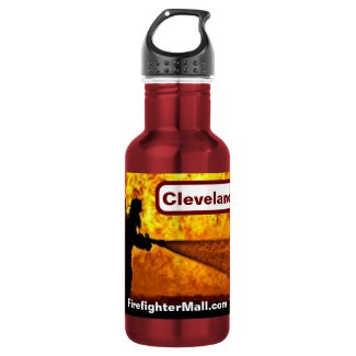 Cleveland VFD Firefighter Water Bottle