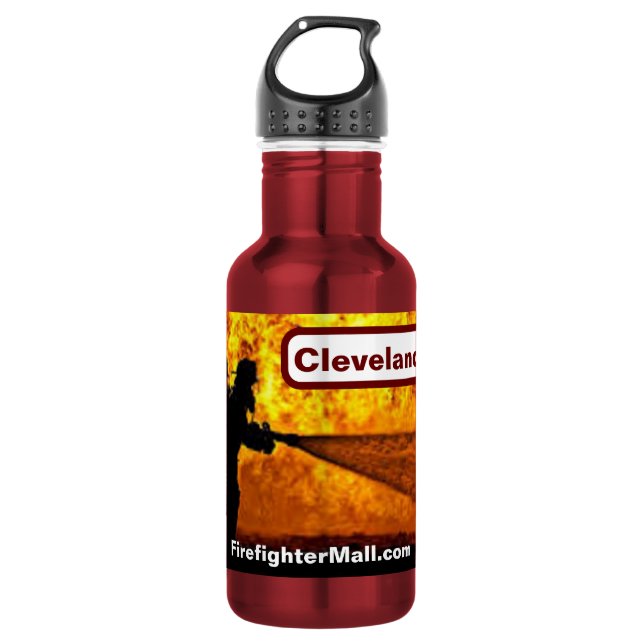 Cleveland VFD Firefighter Water Bottle (Front)