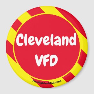 Cleveland VFD Red/Yellow magnet