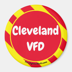 Cleveland VFD Red/Yellow magnet