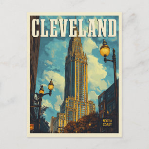 Cleveland Vintage Travel Postcard