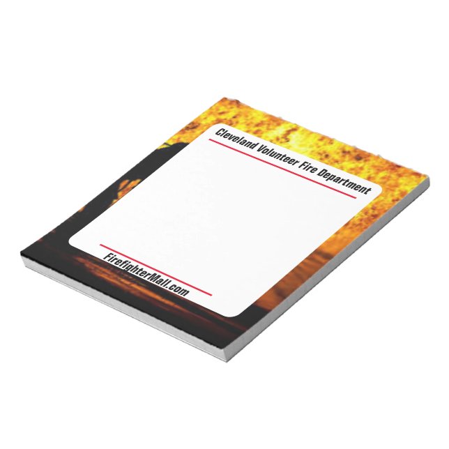 Cleveland Volunteer Fire Department Notepad (Rotated)