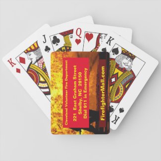 Cleveland Volunteer Fire Department Playing Cards