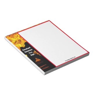 Cleveland Volunteer Fire Dept. notepad