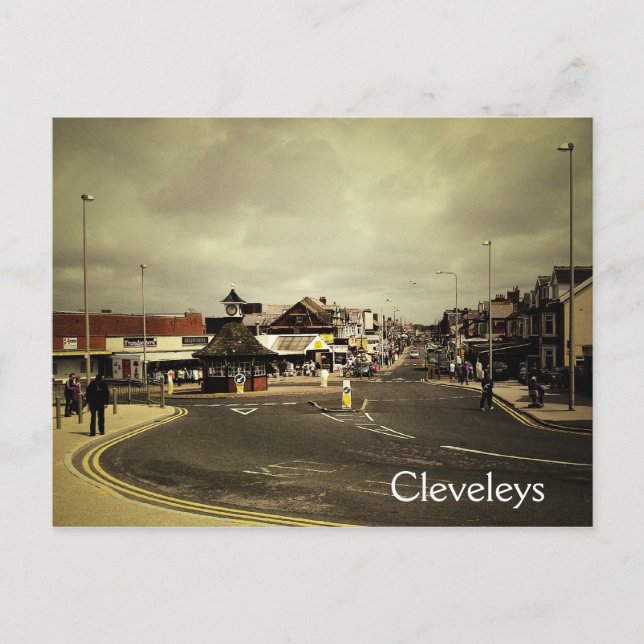 Cleveleys Postcard (Front)