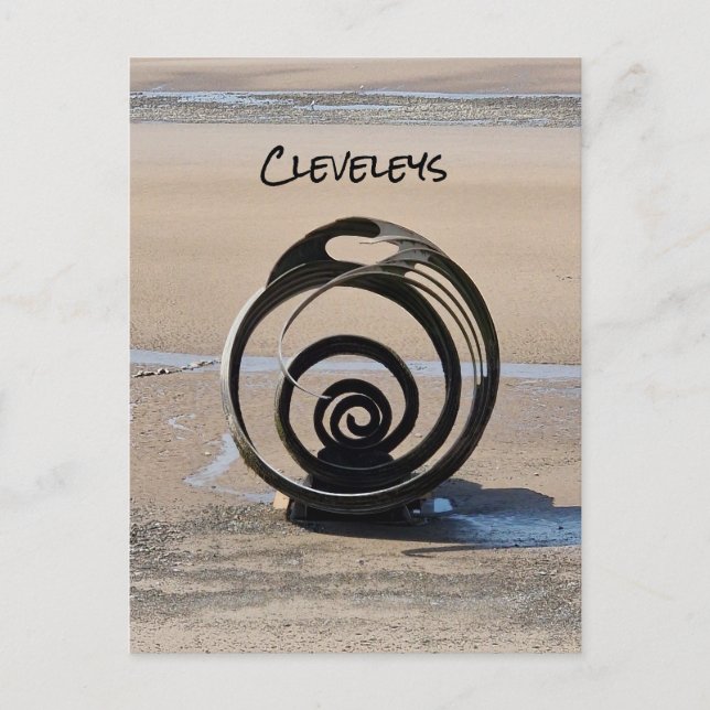 Cleveleys Postcard (Front)