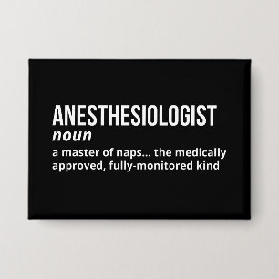 Clever Anesthesiologist Definition Button
