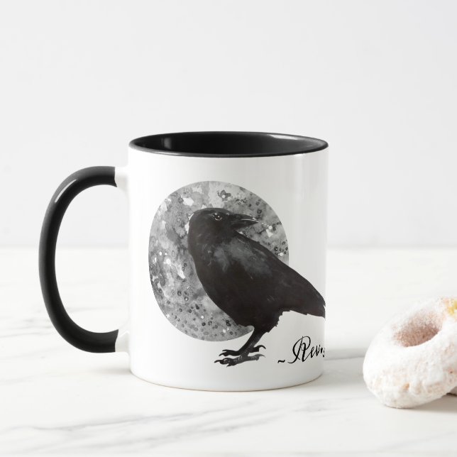 Clever as Crows Mug (With Donut)