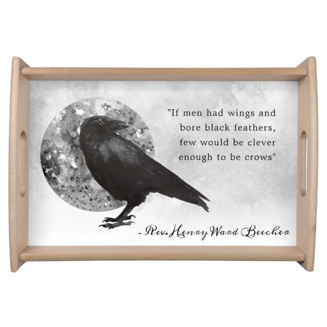 Clever as Crows Serving Tray (Front)