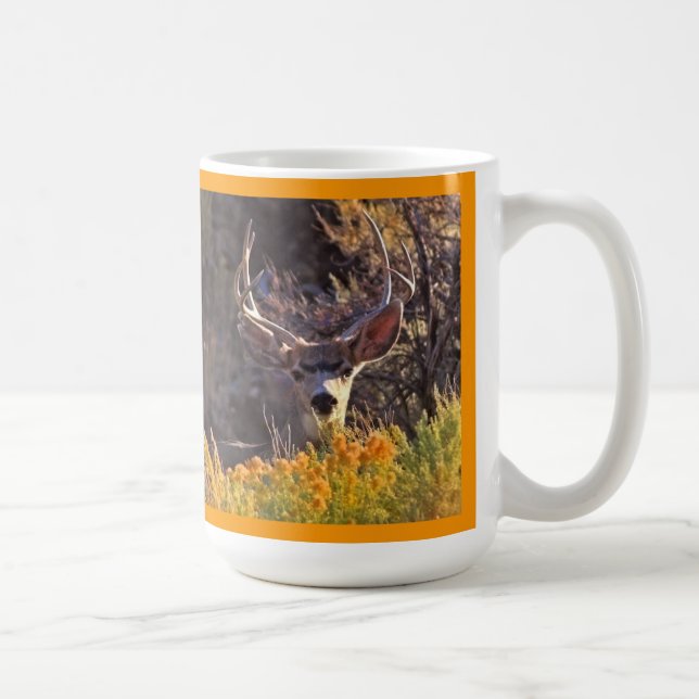 Clever Buck w/Border Coffee Mug (Right)