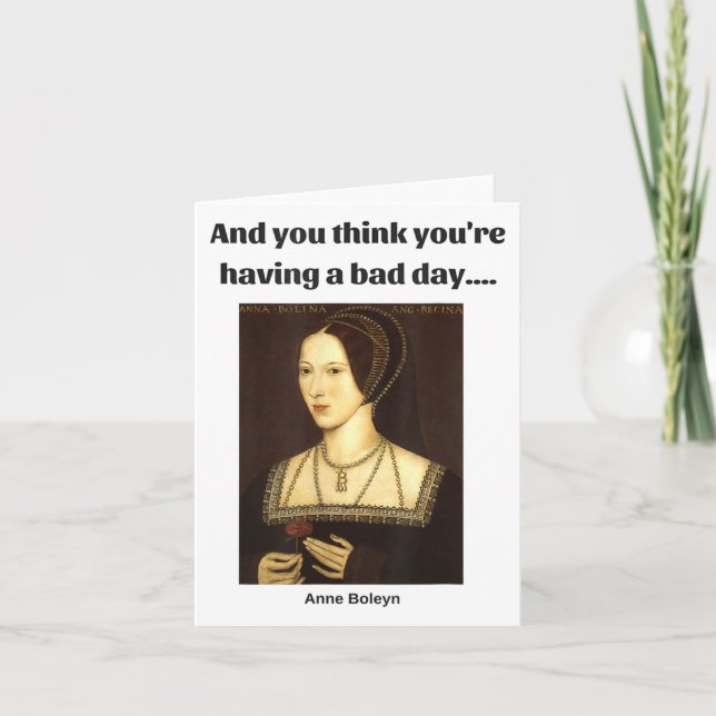 Clever Creations Blue Uni-adults Modern Round Coll Card (Front)