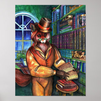 Clever Fox by Portia St. Luke Poster
