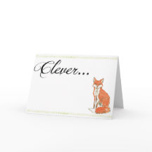 Clever Fox Graduation Card