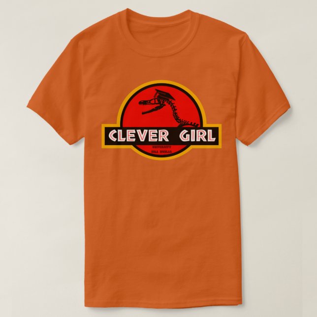 Clever Girl  T-Shirt (Design Front)