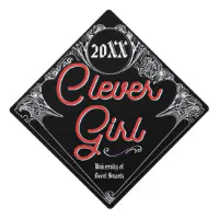 Clever girl sales grad cap