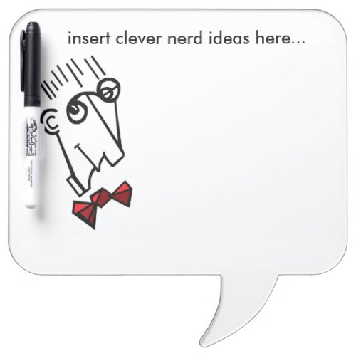 Clever nerd ideas whiteboard