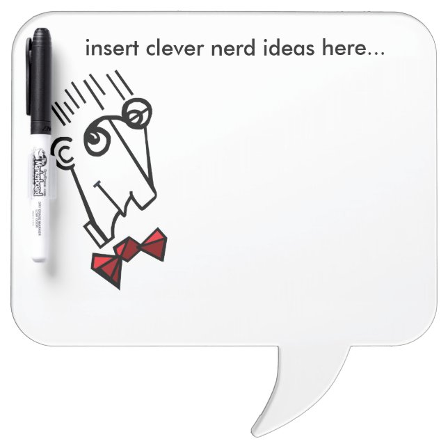 Clever nerd ideas whiteboard (Front)