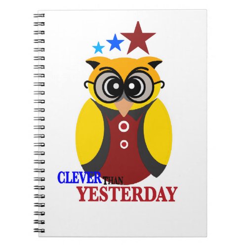 Clever owl notebook