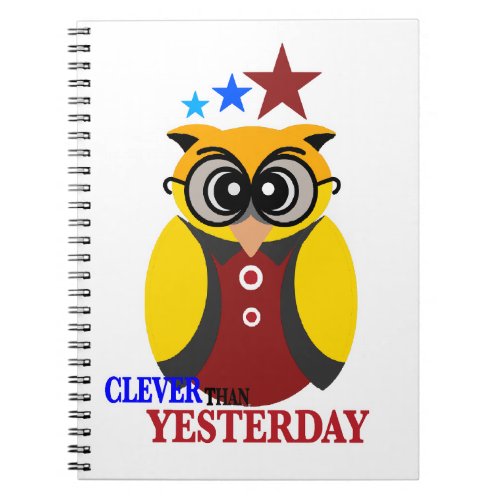 Clever owl notebook