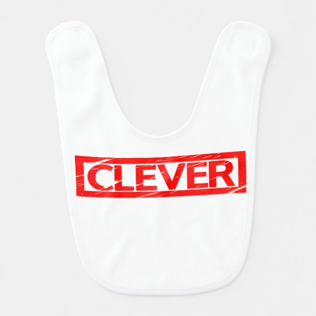 Clever Stamp Baby Bib (Front)