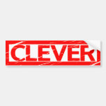 Clever Stamp Bumper Sticker