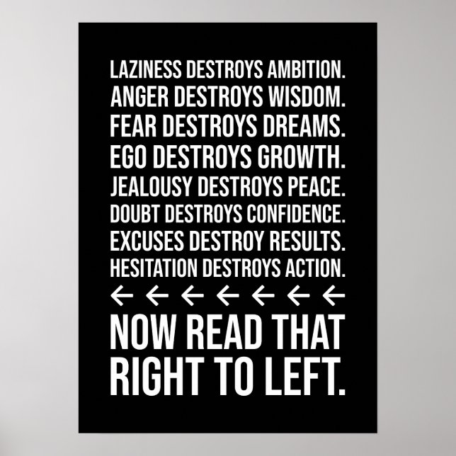 Clever Success Motivation, Gym, Hustle, Grind Insp Poster (Front)