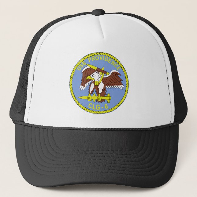 CLG-6 USS PROVIDENCE Guided Missile Light Cruiser Trucker Hat (Front)