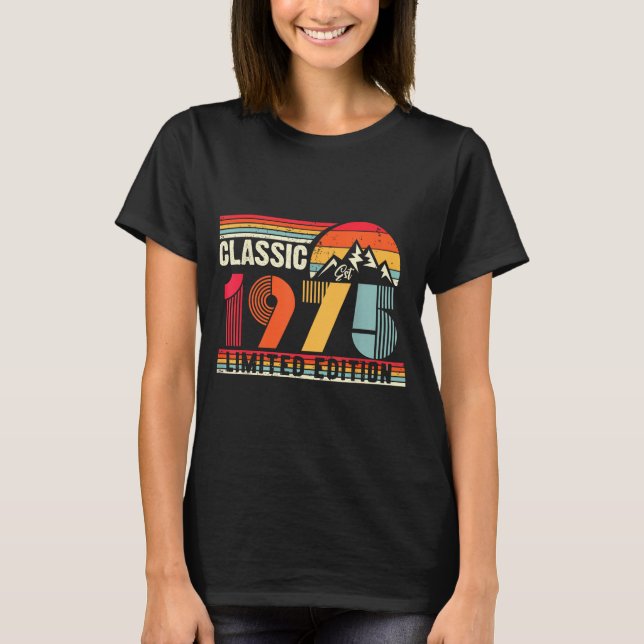 Clic 1975 Limited Edition 50 Year Old 50th Birthda T-Shirt (Front)