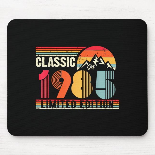 Clic 1985 Limited Edition 40 Year Old 40th Birthda Mouse Pad (Front)