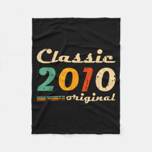 Clic 2010 Original Men Women Birth Of Birthday Vin Fleece Blanket