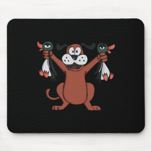 Clic Duck Hunting Video Game Designed Clothing For Mouse Pad