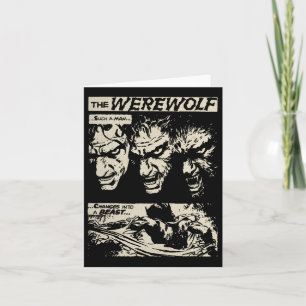 Clic Horror Movie Monster Horror Comic Werewolf Ma Card