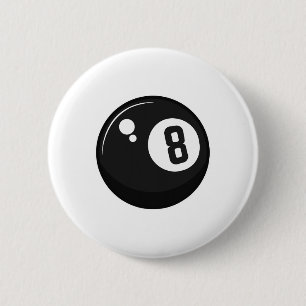 Clic Magic 8 Eight Ll Billiards Pool Player Adult Button