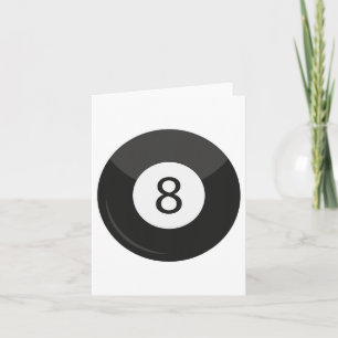 Clic Magic 8 Eight Ll Billiards Pool Player Adult Card