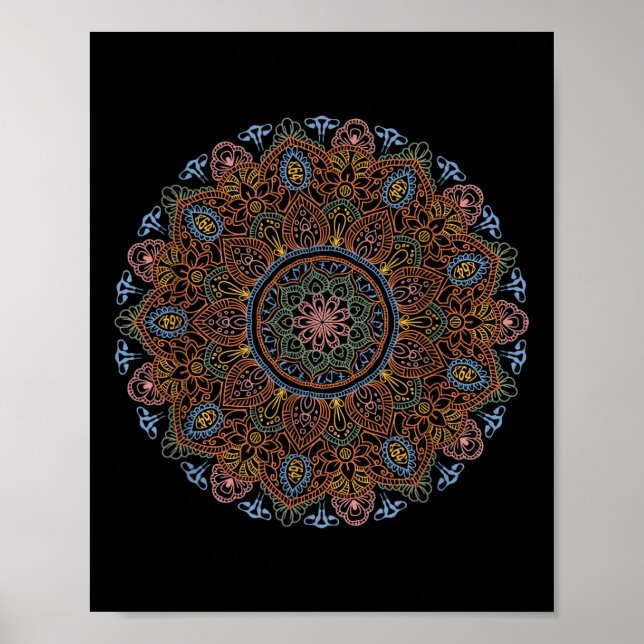 Clic Mandala Style 86 47 Subtle Anti Trump Resist  Poster (Front)