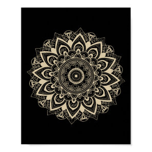 Clic Mandala Style 86 47 Subtle Anti Trump Resist  Poster