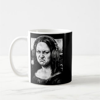 Clic Masterpiece B Face Funny Music Lovers Djs Coffee Mug