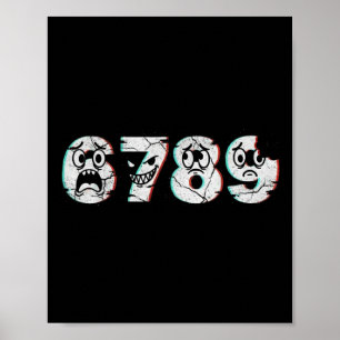 Clic Math Joke True Story 6 7 8 9 Funny Retro 67 M Poster