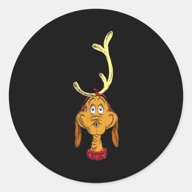 Clic Max  Classic Round Sticker (Front)