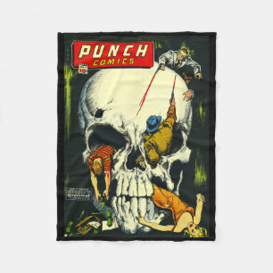 Clic Monster Poster Horror Comic Book Fleece Blanket