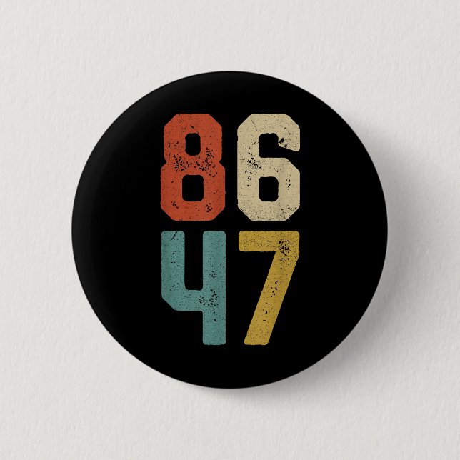 Clic Retro Vintage 80s Style 86 47  Button (Front)