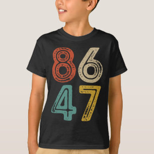 Clic Vintage 80s Style 8647 Anti Trump T-Shirt