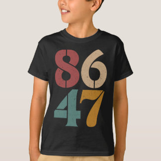 Clic Vintage 80s Style 86 47 Anti Trump T-Shirt