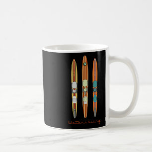 Clic Vintage Water Skis Coffee Mug