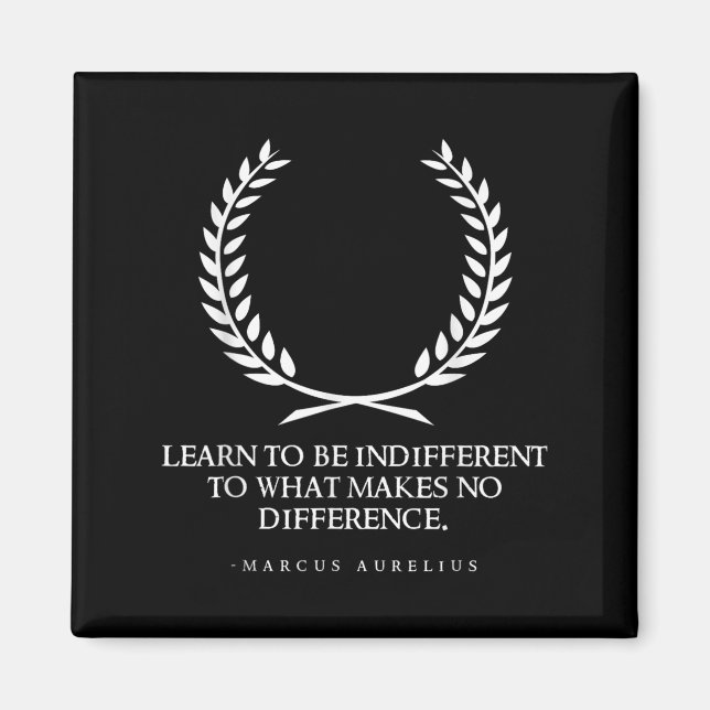 Clical Rome Stoic Philosophy Caesar Marcus Aureliu Magnet (Front)