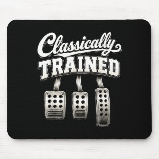 Clically Trained Manual Stick Shift Gearhead Men Mouse Pad