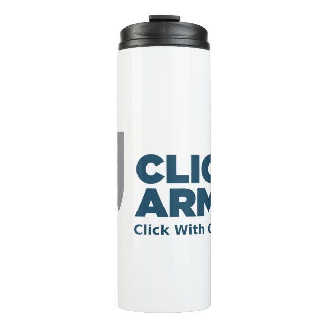 Click Armor logo Thermal Tumbler (Front)