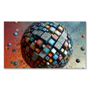 Click Customize it Change to Your Own Business Card Magnet