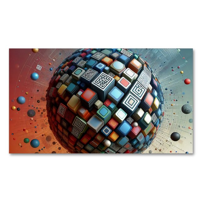 Click Customize it Change to Your Own Business Card Magnet (Front)